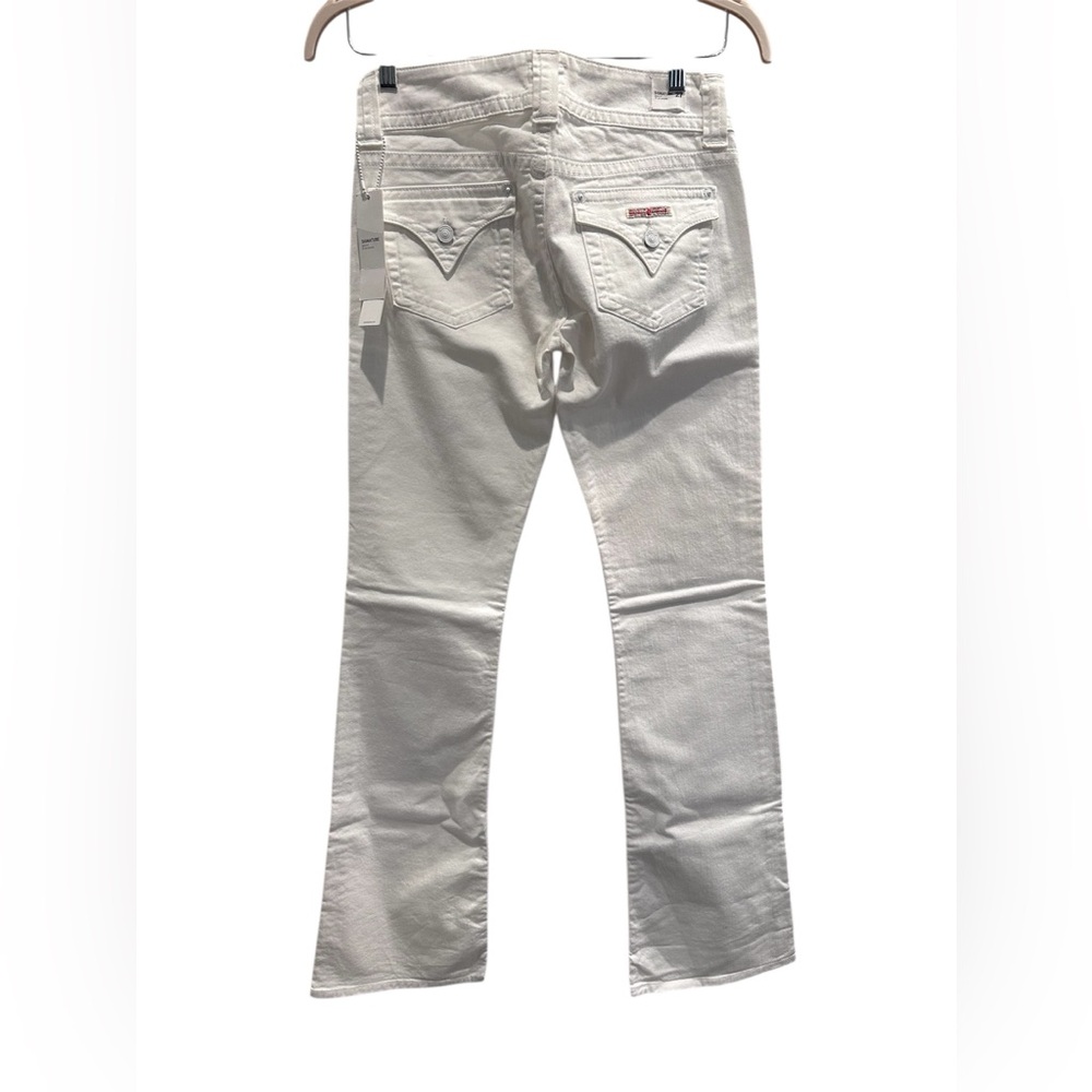 NWT Hudson Signature 19” Leg White Bootcut 98% Cotton Denim Jeans Size 27 - Picture 3 of 11
